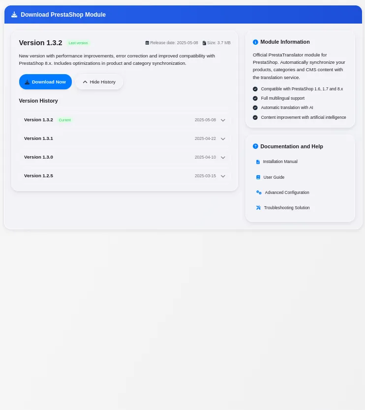 [Module Manager Screenshot]